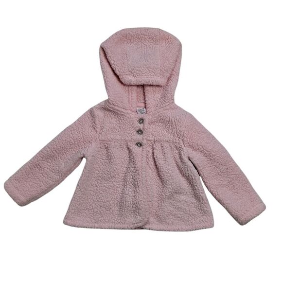 Carter's Hooded Fleece Jacket Pink 18 Month - Picture 1 of 6